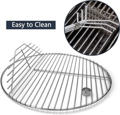 19.5 Inch Stainless Steel Round Grill Grates for Kamado, Charcoal, Ceramic Gr…