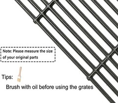 19.75″ Cast Iron Cooking Grates Replacement – 4-Pack for Charcoal Grills