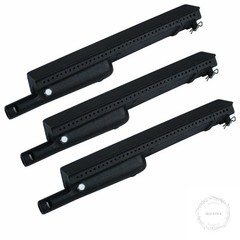 Parts DB106 (3-pack) 13 3/4” Cast Iron Burner Replacement for Charbroil, Centro,