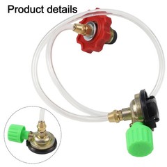 Gas Adapter for CB Cans Designed for Safe and Efficient Refilling with Hose