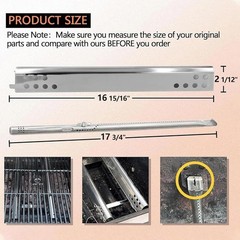 Compatible with Charbroil 3 4 5 6 Burner Gas Grill Heat Plates Burner Tubes C…