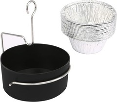 Grill Grease Tray Cup and Grease Clip fits CharBroil/Kenmore Gas Grill, Grease