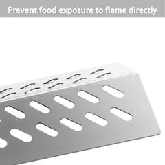 Stainless Steel Heat Plate Shield Gas Replacement for Bull BBQ Grills, Fit for A