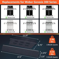 Genesis Grill Parts for Weber Genesis 300 Series Grills with Front Control