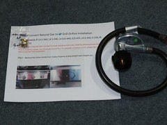 NG to LP Propane Orifice Conversion Kit Weber Genesis E/S-335 FRONT CONTROLS