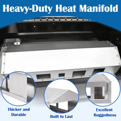 Grill Heat Manifold 9904190038 for Masterbuilt Gravity 560 MB20040220/41020 BBQ