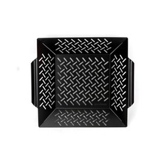 Grill Mark Steel Wok Topper 12 in. L X 12 in. W 1 pk