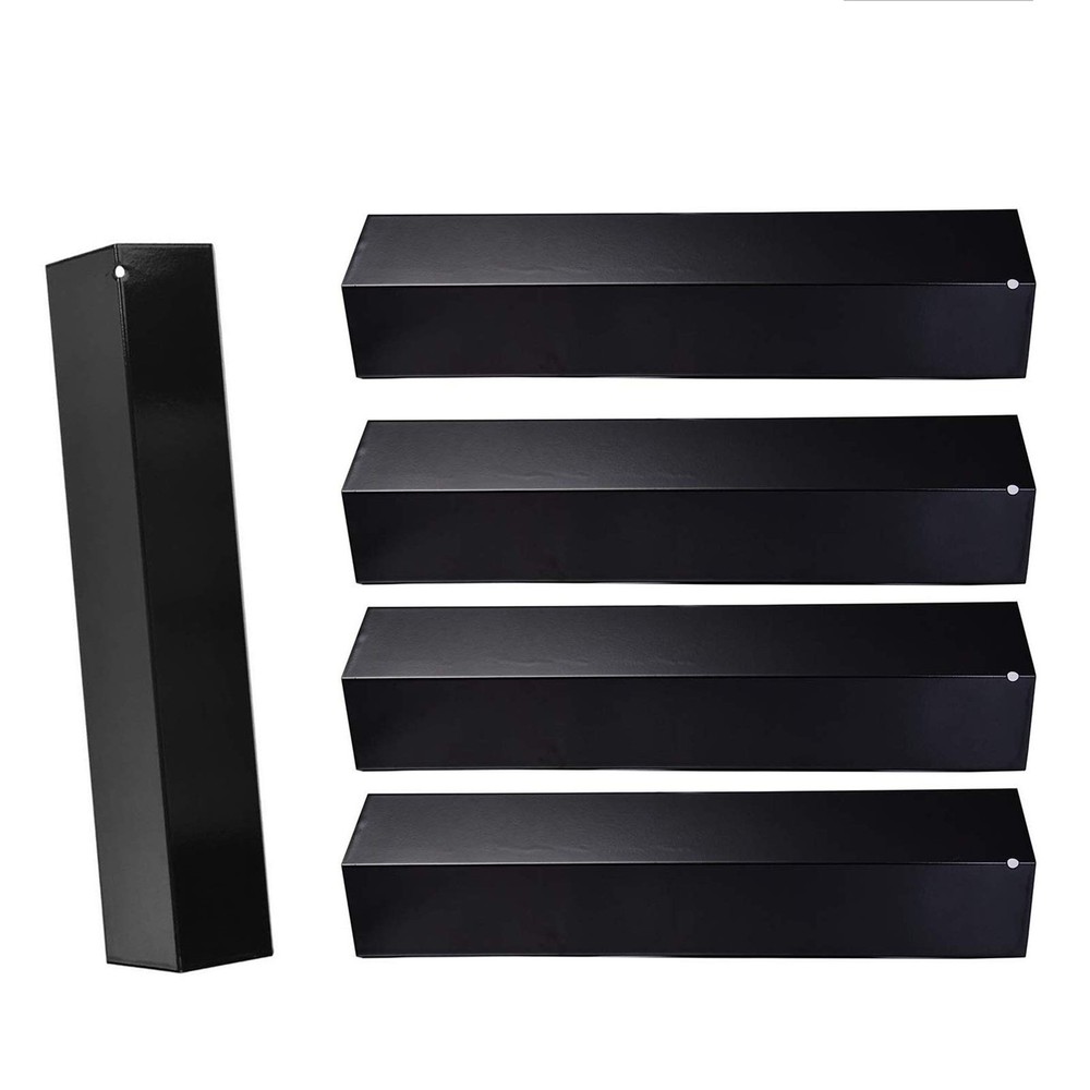 Criditpid Grill Heat Plate Shields 5 Pack, Black Shield-5 Burner