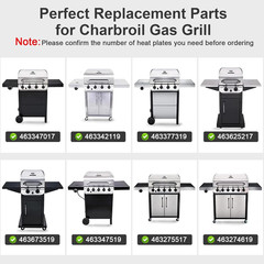 Grill Replacement Parts for Charbroil Performance 5 Burner 463347519, Char-Broil