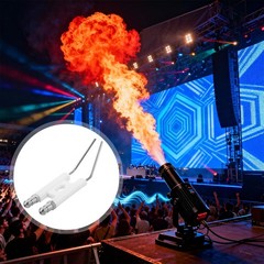 Threaded Terminal Igniter Electrode Ceramic For Stage Flame And Fire Pit