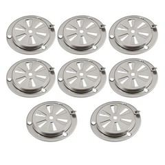 Stainless Steel BBQ Smoker Air Vent – Adjustable Grill Damper for Controlling…