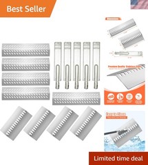 Durable 5pcs Flame Tamer & 4 Heat Plates for Bull & Blaze Grills – Perfect Fit