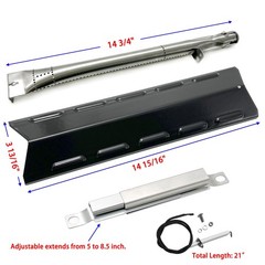 Direct Store DG283 Grill Kit for Kenmore 146.34611410, 15×4″, Black