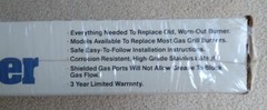 HARPCO 2811Y0017 SMALL TWIN H BURNER KIT 15-15/16″ X 8″ WITH 8-7/8″ VENTURI