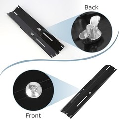 Universal Porcelain Steel Adjustable Grill Heat Porcelain Enameled 5-Pack