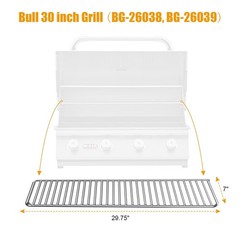 Stainless Steel Grill Warming Rack 30″ for Bull Grills, Grill Accessories