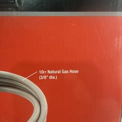 Universal 10 ft. Natural Gas Hose New