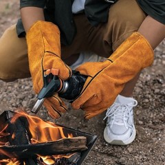 Long Fireproof Gloves for Comprehensive Protection During BBQ Activities