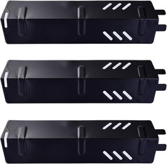 Porcelain Heat Plates for Backyard Grill BY13 BY14 GBC1429W Uniflame GBC1329W