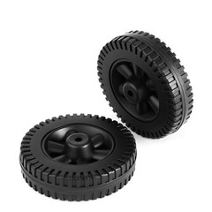 6 Inch Plastic Wheels Replacement Parts For Backyard Charcoal Barbecue Grills