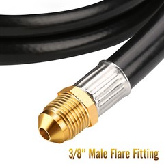 12FT Propane Hose c Flare Fitting Male Flare Extension Hose