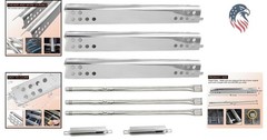 Compatible with Charbroil 3 4 5 6 Burner Gas Grill Heat Plates Burner Tubes C…