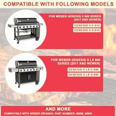Weber Genesis II 610 640 Cast Iron Cooking Grates 66096 66803