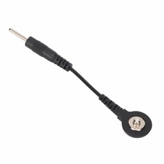 2 Inch 20pcs Black Snap Electrode Wire Electrode Wires for TENS Machine WT