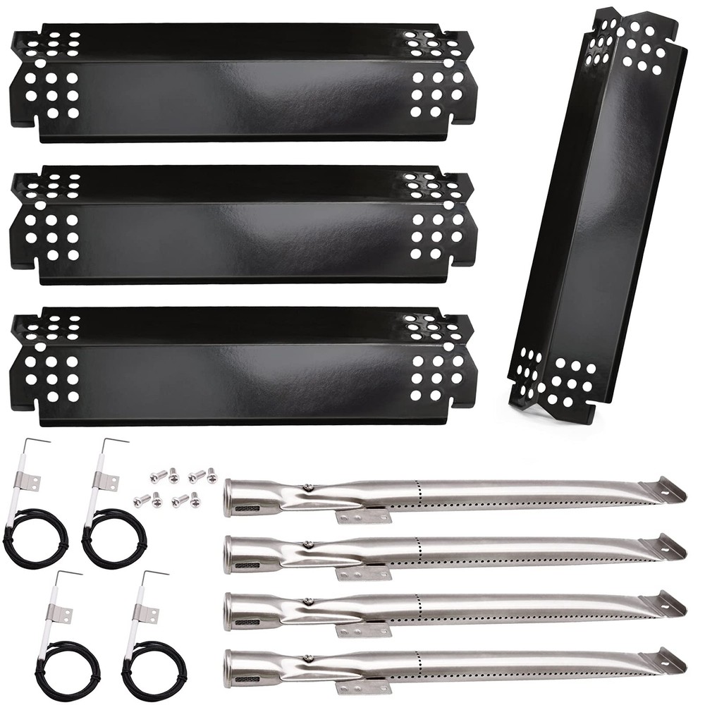 4 PCS Grill Replacement Parts Burners Heat Plates for Nexgrill 7200830H