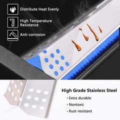 Criditpid Grill Replacement Parts for Nexgrill 720-0830H 720-0783E Silver