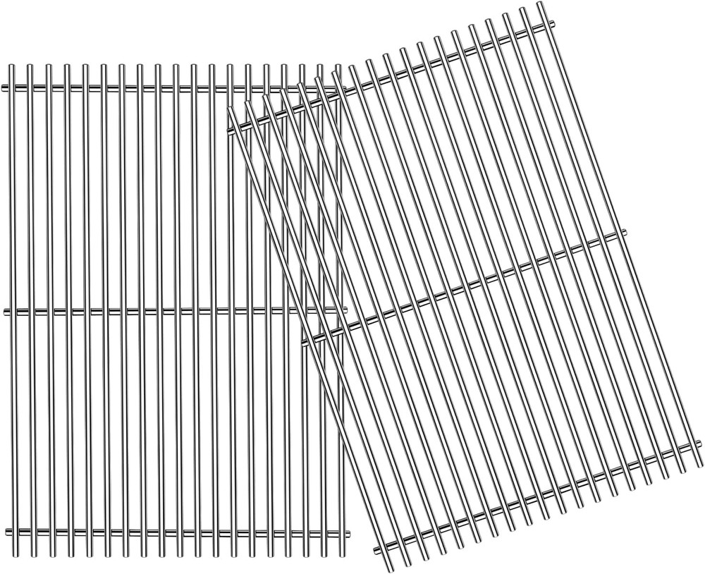 9MM 18 7/8 Stainless Steel Grill Grates for Weber Genesis II E-310 E-315 E-325