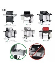 Weber Gas Grill Flavorizer Bar Genesis Silver Gold Platinum B/C Spirit 5 Pack