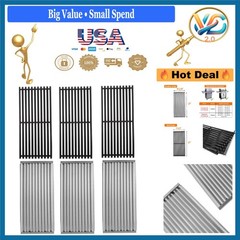 17″ Stainless Steel & Cast Iron Grill Grates for Charbroil TRU Infrared 3-Burner