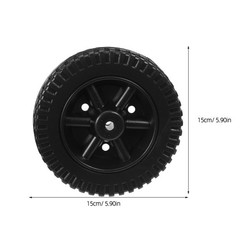 2 PCS Hollow Blow Molding Wheel Handtruck Replacement Wheels Plastic Generator