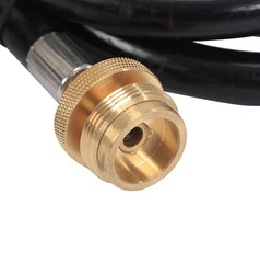 US 6FT Propane Regulator Hose with 90 Degree Elbow Adapter for Most LP Gas Gril