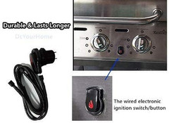 2 Outlet Electronic Igniter Kit for Char-Broil G511-0055-W1 2 Electrode Separate