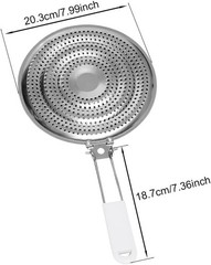 Stainless Steel Heat Diffuser Plate for Gas Electric Induction Stove with Handle