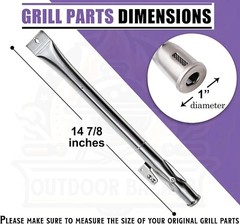 Set of 5 Burners for Home Depot Nexgrill 720-0830H, 5 Burner 720-0888 & Others