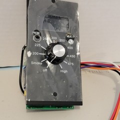 Smoker Grill Temperature Control Board Knob PCB With Wires Probe Connectors
