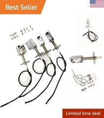 Durable Ceramic Electrode Kit for Gas Grills – 4-Pack, Easy Install Components