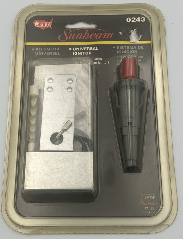 Sunbeam Universal Grill Ignitor Push Button 0243 NOS 1994 NIB
