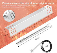 24367 Grill Replacement Parts for Monument 4 Burner 35633 77352 77352MB 17842 24