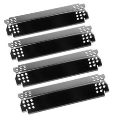 Grill Heat Plates Replacement Parts for 4 Pack Porcelain Steel Heat Plates