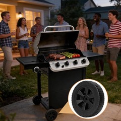 Grill Replacement Parts for 8” Wheels-Charbroil G210-0018-W1, Black