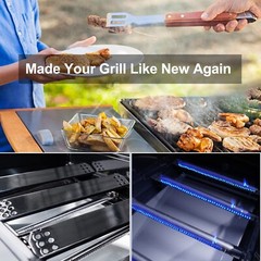 Hisencn Grill Replacement Parts for Expert 720-0789H 4 Burner Gas Grill Stain…
