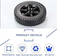 G206-0025-W1 Plastic Wheel Replacement Parts for Grill Wheels, 2Pcs with Cover G