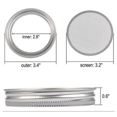Easy to Use Stainless Steel For Sprouting Stands for Home Growing 6 Piece Kit