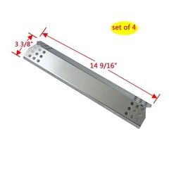 Parts DP130 (4-Pack) Stainless Steel Heat Shield 14 9/16″ x 3 3/8″ for Sunbea…