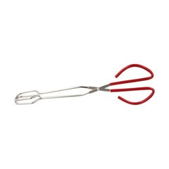 Stainless Steel Scissor Food Tongs with Comfort Grip for Kitchen Cooking