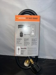 CHAR-BROIL Propane Hose & Adapter (4 FT BLACK HOSE) Universal